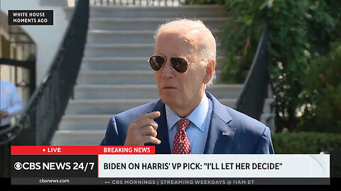 Shuffling Corpse Joe Biden Mumbles Answers To A Couple Questions, Heads Off To Delaware For Weekend