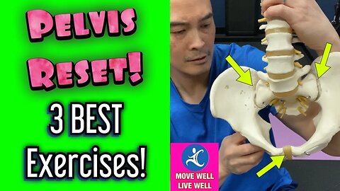 Pelvis RESET Naturally! *3 BEST Exercises* Rid Low Back, SI Joint, & Groin Pain! | Dr Wil & Dr K