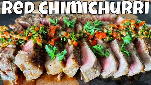 Ballistic BBQ Amazing Fire Roasted Red Chimichurri Recipe