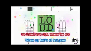 Ed Sheeran - Thinking out loud - (Chords & Lyrics like a Karaoke)