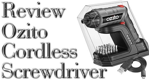 OZITO 3.6v SDL 5000 Cordless Screw Driver Vs SDR-026 Review