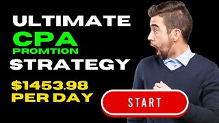 THE ULTIMATE CPA MARKETING TUTORIAL FOR BEGINNERS GENERATE YOU $1453 PER DAY, Online Income