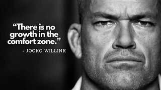 Jocko Willink Motivational Speech "There is no Growth in the Comfort Zone"