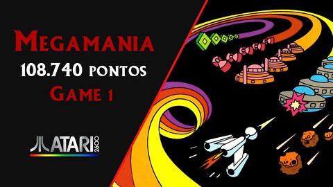 MEGAMANIA (1982) | ATARI 2600 | GAME 1 | 108.740 PONTOS