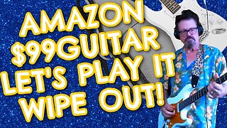 GUITAR ON AMAZON FOR $99! HOW DOES IT SOUND? IS IT A WIPEOUT?