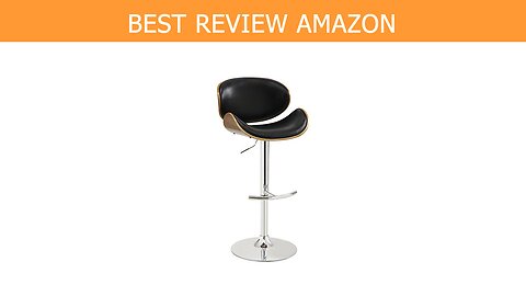 Armen Living LCNABABLKWA Barstool Leather Review