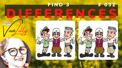 FIND THE THREE DIFFERENCE | CHALLENGE # 032 | EXERCISE YOUR MEMORY