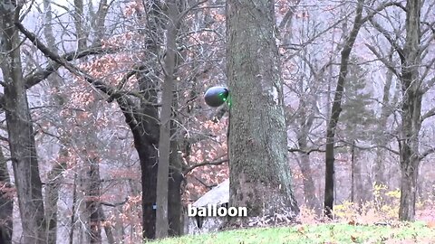 Sniper Shot of Balloon and Match at 82ft with 2W Green Laser!