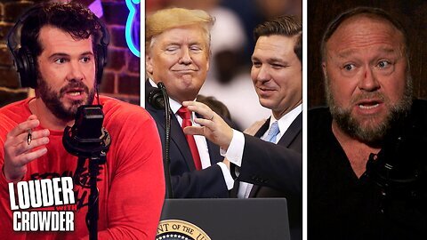 ROUND 1: TRUMP VS. DESANTIS! THE FIGHT IS ON! GUEST: ALEX JONES! | Louder with Crowder Apr 4, 2023