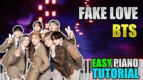 Fake Love - BTS | Easy Piano Tutorial