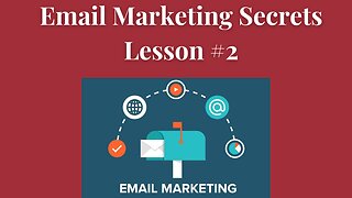 Email Marketing Secrets #2 How to Build Trust and Authority Among Your Subscribers