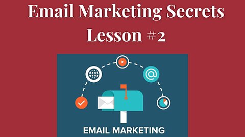 Email Marketing Secrets #2 How to Build Trust and Authority Among Your Subscribers