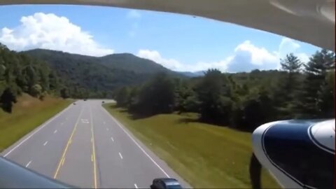 Marine veteran has emergency landing on North Carolina highway