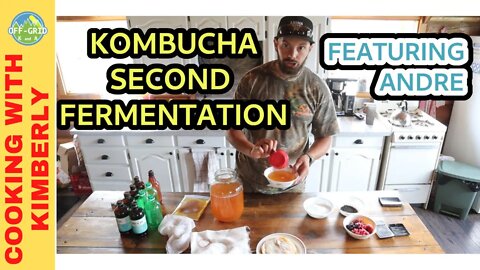 How to make HOMEMADE Kombucha FIRST & SECOND FERMENTATION // Homestead Kitchen
