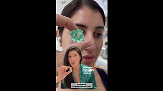 Professional Expert opinion about a large 45 carat asscher cut loose Colombian emerald gem