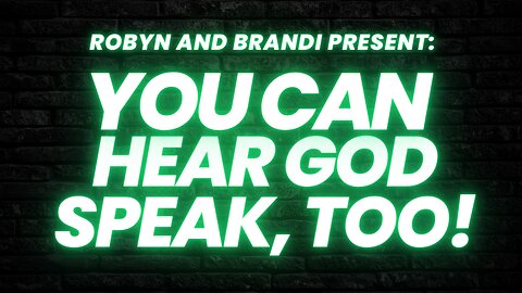 You Can Hear God Speak, Too!
