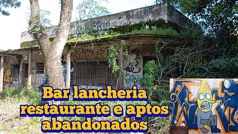 bar lancheria restaurante e apto abandonados há muitos anos na BR 116