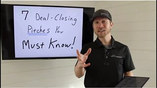 7 Pitches You MUST Know For Selling Storm Damaged Roofs: For Door to Door & Closing at the Table