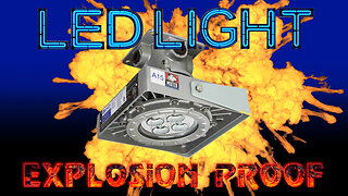 Explosion Proof 50W LED Flood Light Fixture - Paint Spray Booth Approved