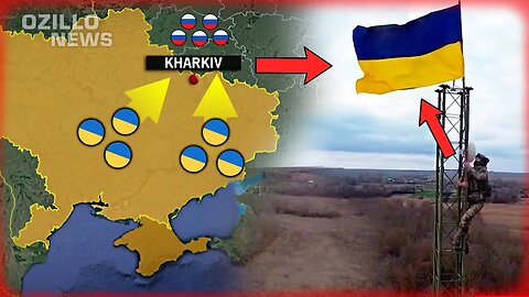 Absolute VICTORY! Border Guards Planted the Ukrainian Flag on the Kharkiv Border!