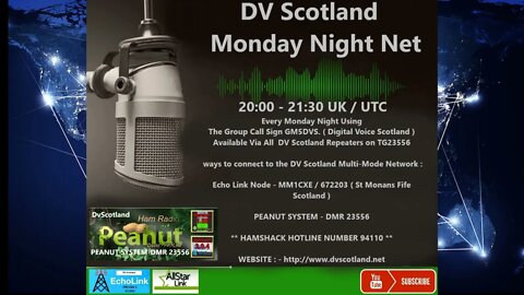 DV Scotland Monday Night Net : 30/05/2022