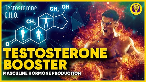★TESTOSTERONE BOOSTER★ Masculine Hormone Production! - SUBLIMINAL Visualization (For Men) 🎧