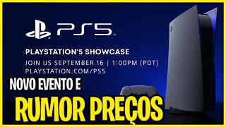 NOVO EVENTO DA SONY PARA PLAYSTATION 5 E RUMOR DOS PREÇOS