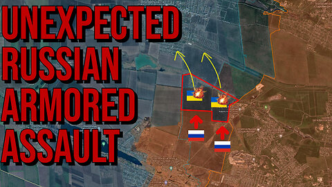 Russian Unexpected Massive Armored Attack Achieved Massive Success!