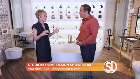 Studio41 Home Design Showroom has the very latest in kitchen and bath accessories and design