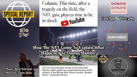 How The NFL Going To Explain What Happened To Damar Hamlin? #VishusTv 📺