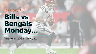 Bills vs Bengals Monday Night Football Picks and Predictions: Davis is Due Against Cincinnati