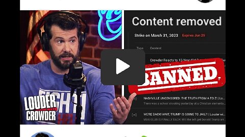 2 STRIKES: YOUTUBE LAUNCHES ATTACK ON CROWDER! | Louder with Crowder