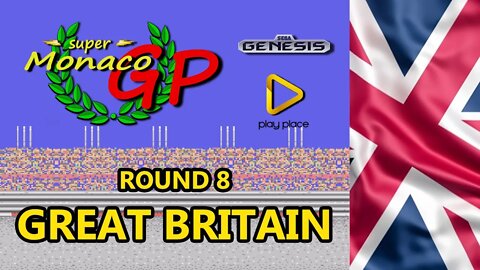 Super Monaco GP - Sega Genesis / Round 8 - Great Britain GP - Team Firenze