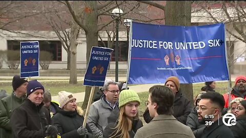 Workers rally against racism on the job, raise awareness for lawsuit