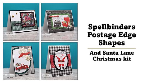 Spellbinders | Postage Edge Shape Dies