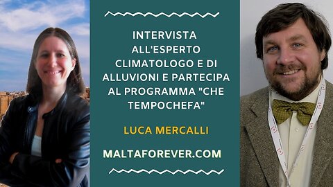 LUCA MERCALLI: LA VERITA' SUI CAMBIAMENTI CLIMATICI E LE ALLUVIONI