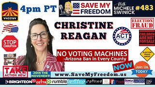 #144 ARIZONA CORRUPTION EXPOSED: Our Elections Are Unconstitutional & Fraudulent - It's Time To BAN THE VOTING MACHINES NOW! JOIN US In AZ To Hold Our LegislaTURDS Accountable! AND Investigate Our Corruption + Nov 8th! | CHRISTINE REAGAN