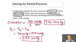 Daltons Law Theory and Daltons Law Problems Solved