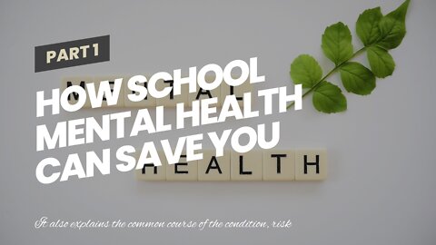 How School Mental Health can Save You Time, Stress, and Money.