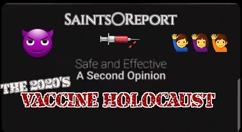 ⚫2543. VACCINE HOLOCAUST 🚨 UK 🇬🇧