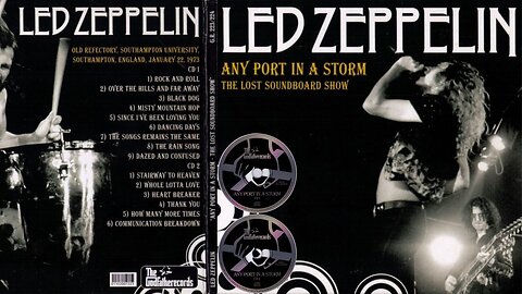 Led Zeppelin – Any Port In A Storm - The Lost Soundboard Show - Bootleg 2xCD - HD Audio