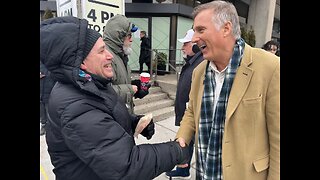 Maxime Bernier speaks in support of Dr Jordan Peterson and freedom of speech. Toronto 1/11/23