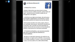 URGENTE! NOTA DO PRESIDENTE JAIR BOLSONARO