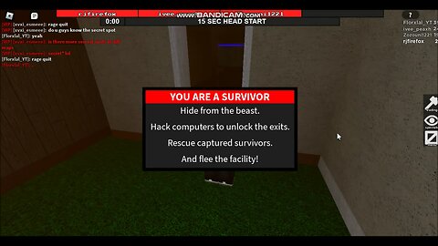 Flee the Facility | You Are a Survivor - Roblox (2006)