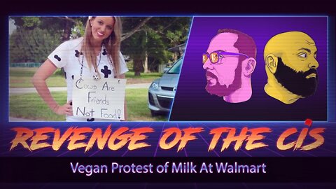 Vegan Protest of Milk At Walmart | ROTC Clip