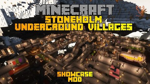 Minecraft: Mod Showcase - Stoneholm, Underground Villages