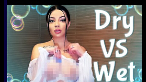 (4K) DRV vs Wet Transparent Cloths review