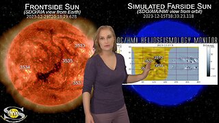 Dark Farside Regions Come with Aurora & Meteors for New Years | Space Weather News 30 December 2023