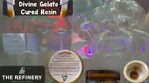 Divine Gelato Cured Resin Cannabis Concentrate by The Refinery Kalamazoo Michigan