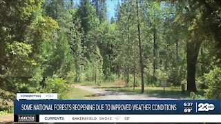 Some national forests reopening early